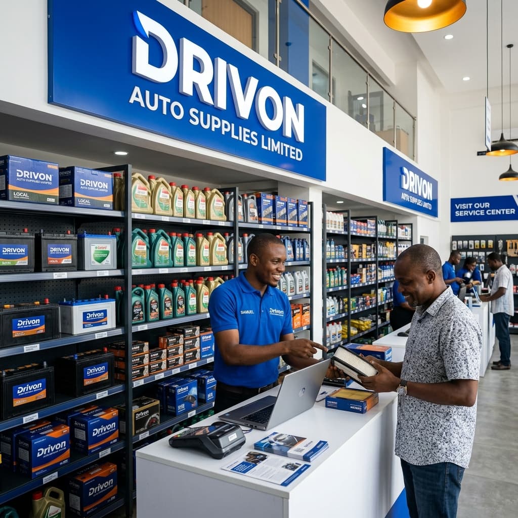 Drivon Auto Supplies store — premium auto parts and expert service